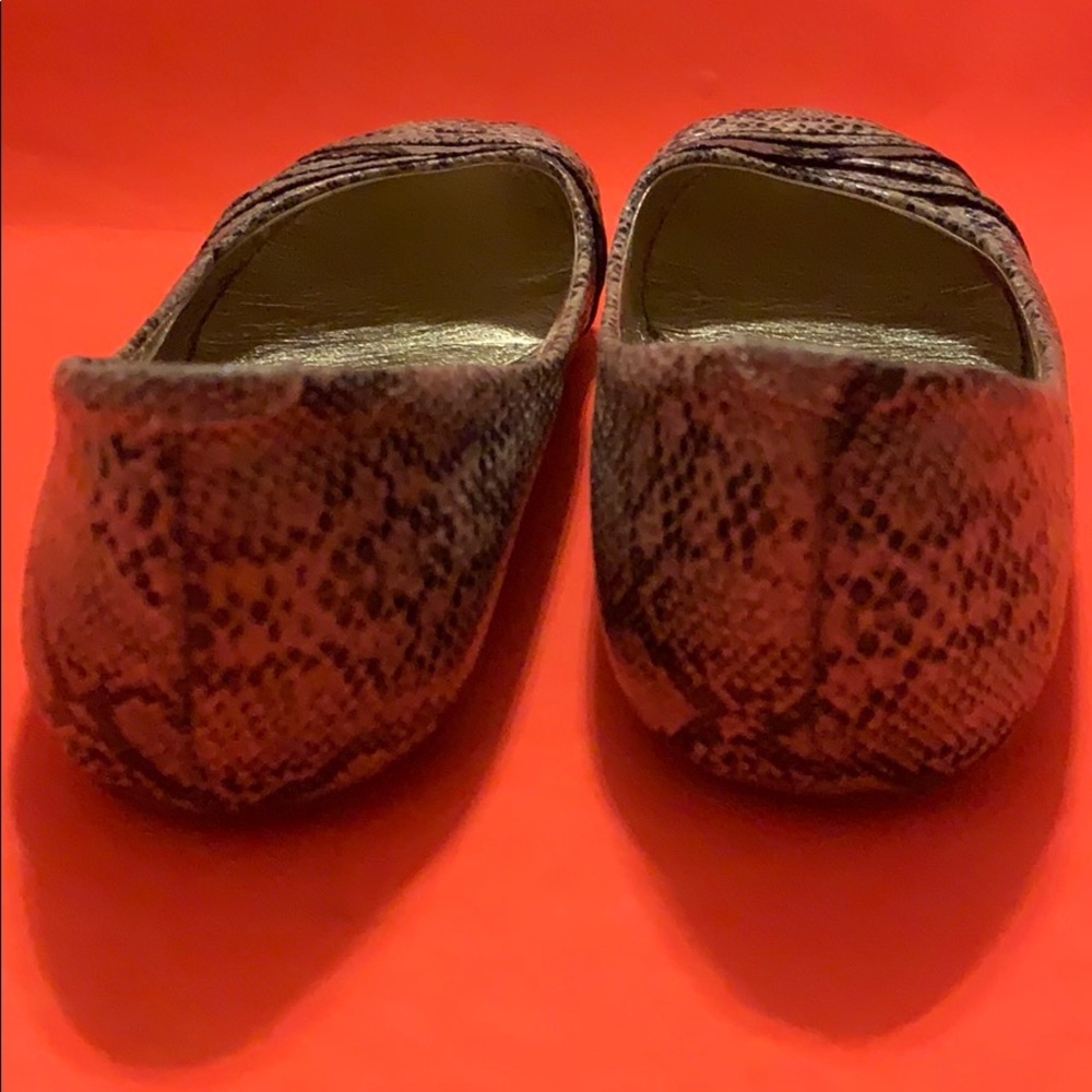 ALDO SNAKE PRINT FLATS SHOES LEATHER SIZE 6 - Picture 8 of 15